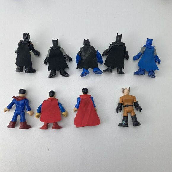 FISHER-PRICE IMAGINEXT LOT - 9 FIGURES+ 3 VEHICLES, BATMAN, SUPERMAN + - Picture 6 of 8